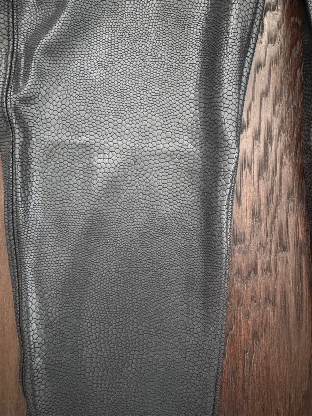 SPANX Faux Leather Black Leggings - Picture 2 of 4